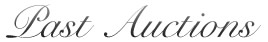 Past Auctions